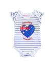 Australian flag heart onesie