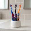 Avengers Toothbrush Set in bathroom