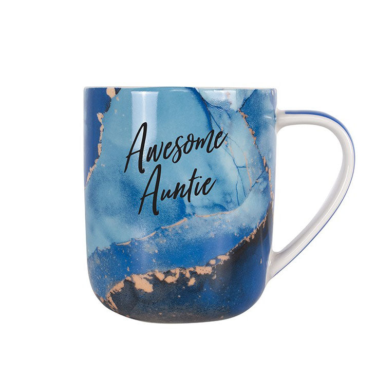 Awesome Auntie Mug on a white background.