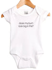 Babytalk Growsuits features the witty statement
