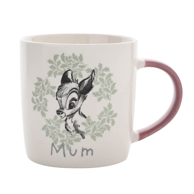 Disney Licensed “Mum” Bambi Mug on a white background