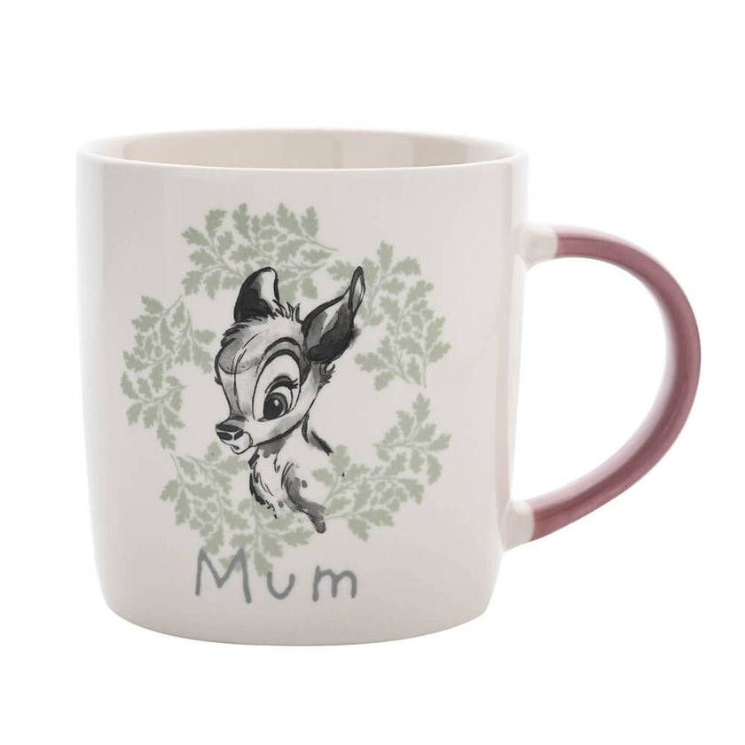 Disney Licensed “Mum” Bambi Mug on a white background