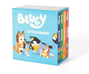 Bluey Little Library set with cartoon characters on a blue background