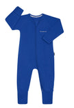 Bonds blue Zip Wondersuit with long sleeves