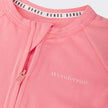 Bonds pink cotton baby Zip Wondersuit with two-way zip