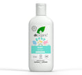 Dr. Organic baby wash bottle on a white background