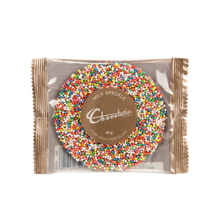 Chocolatier Australia Pure Delight Milk Chocolate Speckle 40g