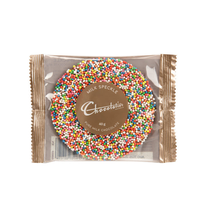 Chocolatier Australia Pure Delight Milk Chocolate Speckle 40g