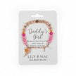 Daddys Girl Beaded Bracelet on a white background