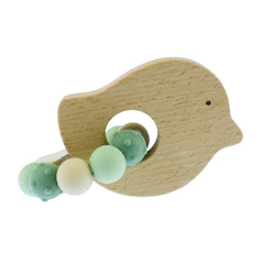 Wooden Bird Ecobead Teether