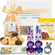 Bunny’s First Easter Gourmet Baby Hamper with chocolates and teether
