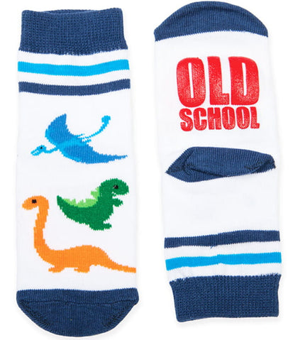 Old School Happy Feet Baby Socks 