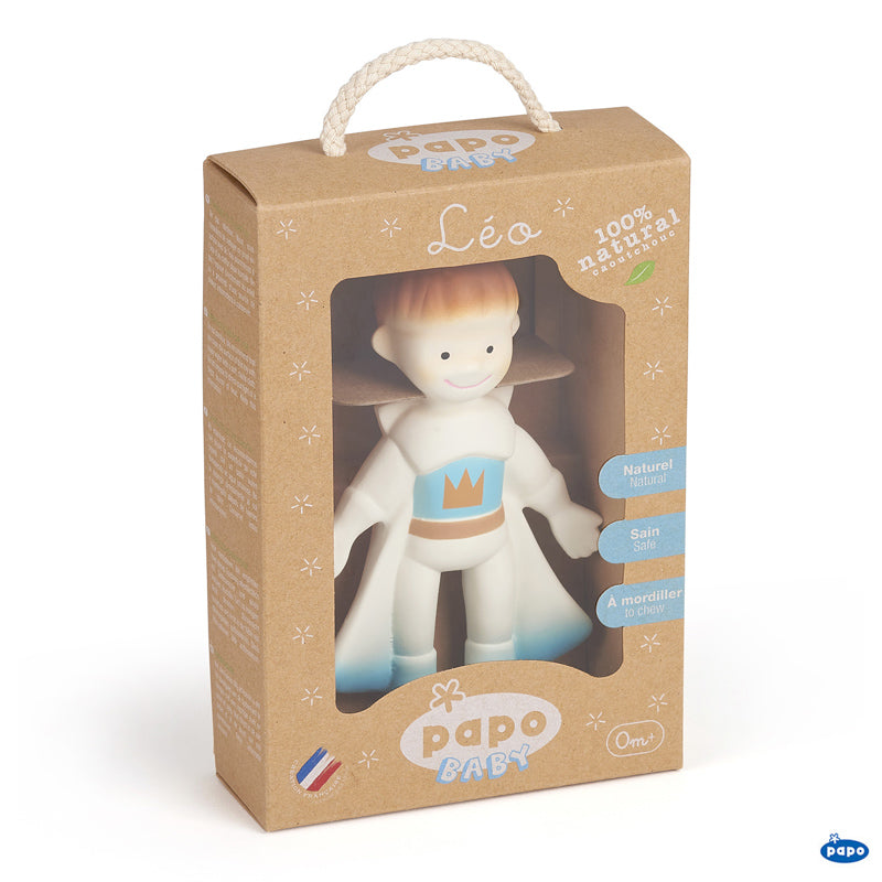 Papo Baby toy figure in a cardboard box on a white background