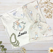 Peter rabbit clothing set and baby toy in gift box