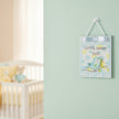 Love never fails wall plaque in nursery 