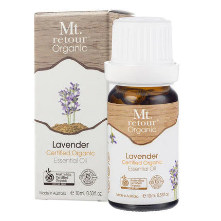 Mt Retour Organic Lavender Essential Oil and box