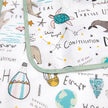 Close up of design for Mamas & Papas Happy Planet Splash Mat