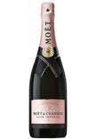 Moét & Chandon Rosé Imperial champagne bottle on a white background