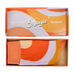 Orange and white sock with 'Magic Mumma!' text in a decorative box.