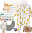 Collection of Baby clothes and gaia bottles with a gift box