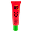 Red tube of pure paw paw ointment with a green base on a white background