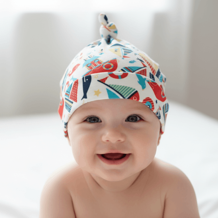 sailor hat on baby
