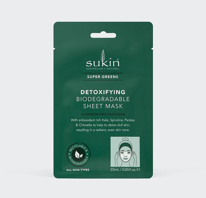 Sukin Super Greens Sheet Mask