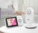 Vtech baby monitor with display in a nursery setting