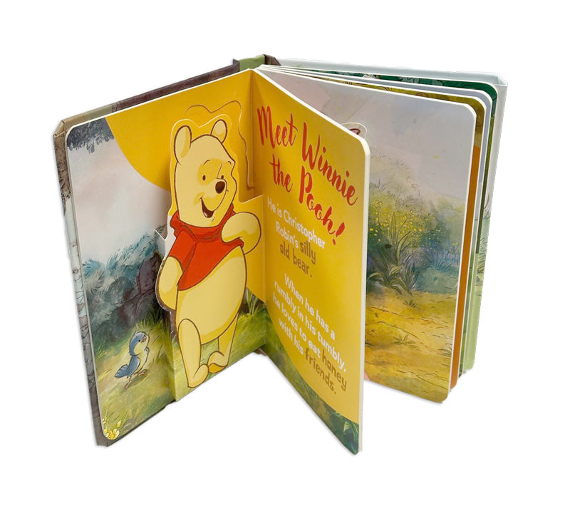 Winnie the Pooh pictures inside pop up book