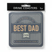 Best Dad Drink Coasters 5 Pack