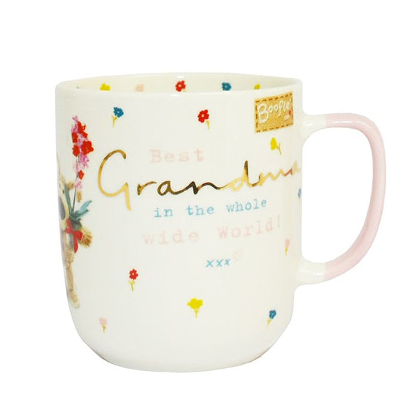 Best Grandma fine bone china mug with Boofle design and gift box