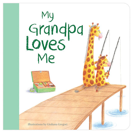 board book my Grandpa loves me with giraffes