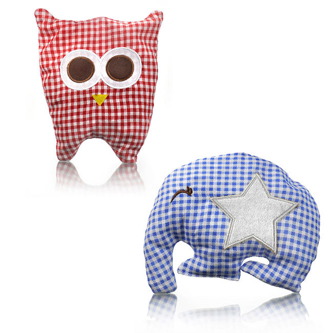Owl and elephant Heat Packs