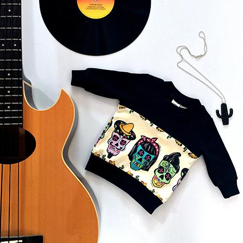 SKULL organic cotton jumper