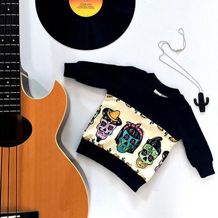 SKULL organic cotton jumper