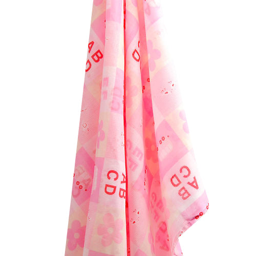 pink baby lightweight cotton wrap