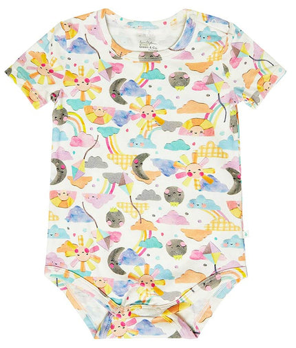 Short Sleeve Organic Cotton Bodysuit