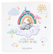 Tiny Tatty Teddy Baby Journal with teddy bear and rainbow design on a white background