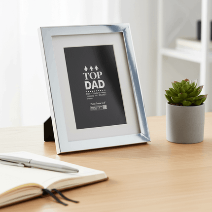 silver Top Dad photo frame