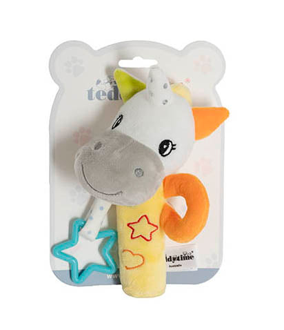 Children's toy with a unicorn design in packaging on a white background