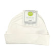 White baby hat with 'Playette Preemie' logo on a white background