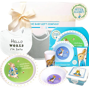 Unisex new baby gift hamper