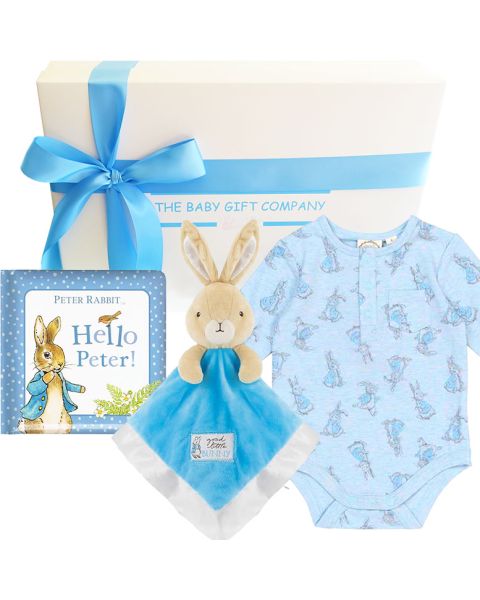 Hello Peter Rabbit Beatrix Potter Baby Gift Box
