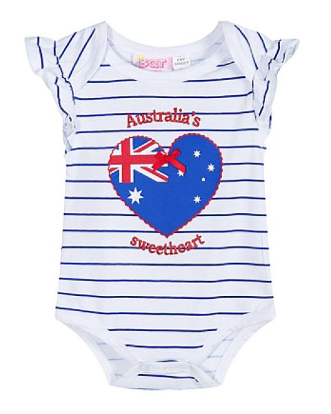 Aussie Baby Girl Bodysuit