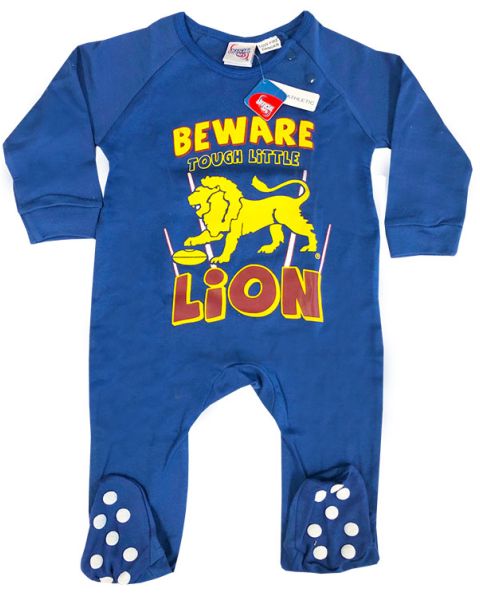 AFL Brisbane Lions Baby Sleepsuit