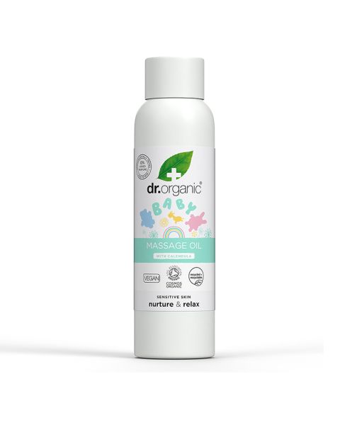 Calendula Massage Oil – Organic, Natural Baby Oil for Sensitive Skin, with Calendula and Sweet Almond Oil