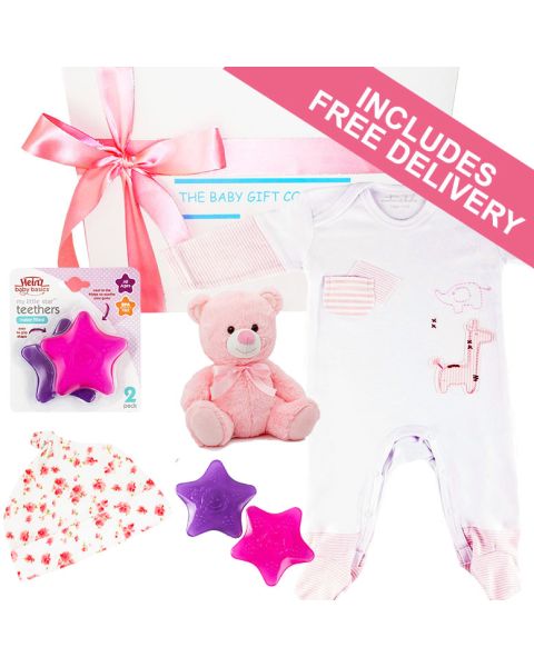 Big Softie Baby Girl Gift Hamper - Free Delivery