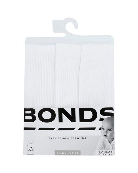 BABY VEST 3 PACK