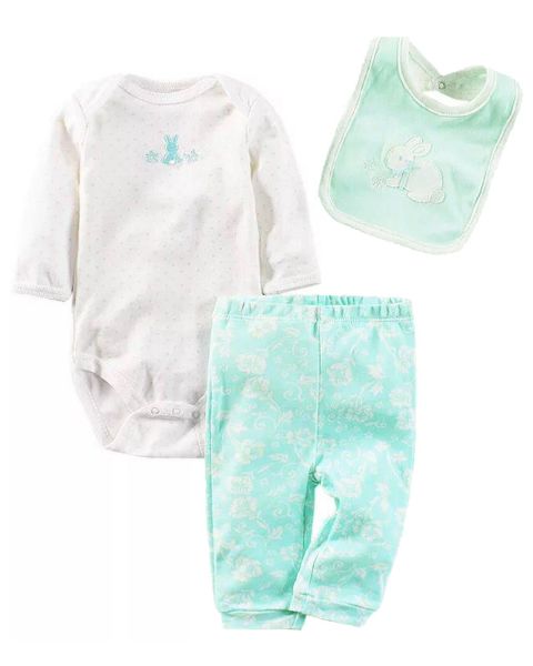Cotton Bunny 3 Piece Baby Girl Set