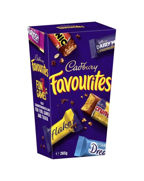 Gift-boxed Cadbury Favourites chocolate assortment – foodie gift for new parents